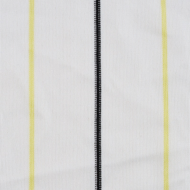 Fabrik Knit Warp Berjalur Hijau Muda